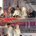 Bupati Ratna Machmud dan Wabup Suprayitno Gelar Silaturahmi dan Buka Puasa Bersama Warga Musi Rawas.