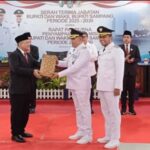 DPRD Kabupaten Sampang menggelar rapat paripurna dan Sertijab Bupati dan Wakil Bupati Sampang masa bakti 2025-2030.